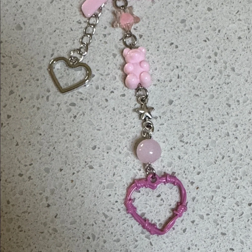 None pink metallic
